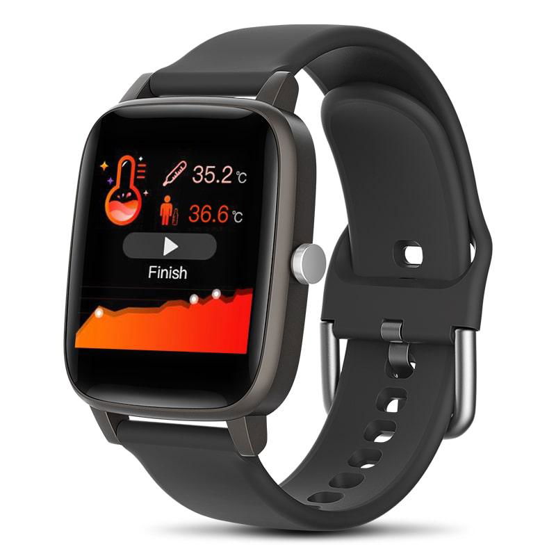 T98 Smart Watch Body Temperature Blood Pressure Monitor Smartwatch 4