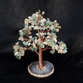 Natural Quartz Gemstone Crystal Tree with Agate Base 4