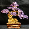 Amethyst Citrine Crystal Gem Tree for Home Decor and Office Gift