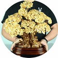 Hand Crafted Home Decor Gift Citrine Gemstone Crystal Tree