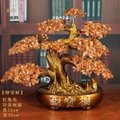 Natural Amethyst Genuine Gem Crystal Rock Hand Crafted Bonsai Tree