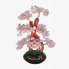 Reiki Healing Gemtone Crystal Tree Figurine for Home & Office Decoration