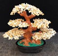 Natural Rock Quartz Made Amethyst Citrine Crystal Gemstone Bonsai Tree 4