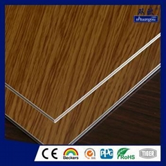 Wooden surface Fire-Proof Aluminium Composite Panel 