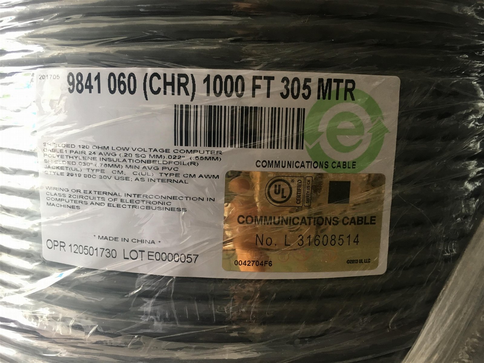 Multi-Conductor - Low Capacitance Computer Cable for EIA RS-485 Applications 2