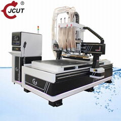 Four process and linear ATC wood cnc router machine 