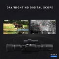 Outdoor Hunting Equipment 3-24X Hi-4K-F HD Wifi Riflescope Night Vision
