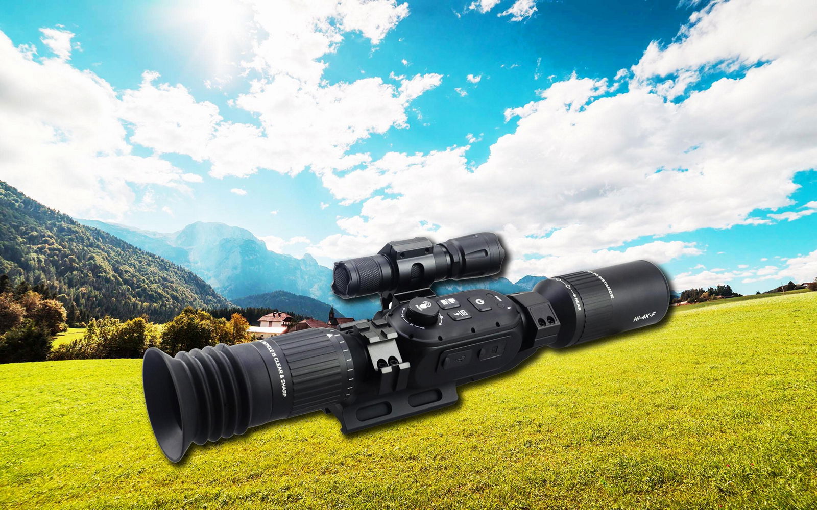 Outdoor Hunting Equipment 3-24X Hi-4K-F HD Wifi Riflescope Night Vision 3