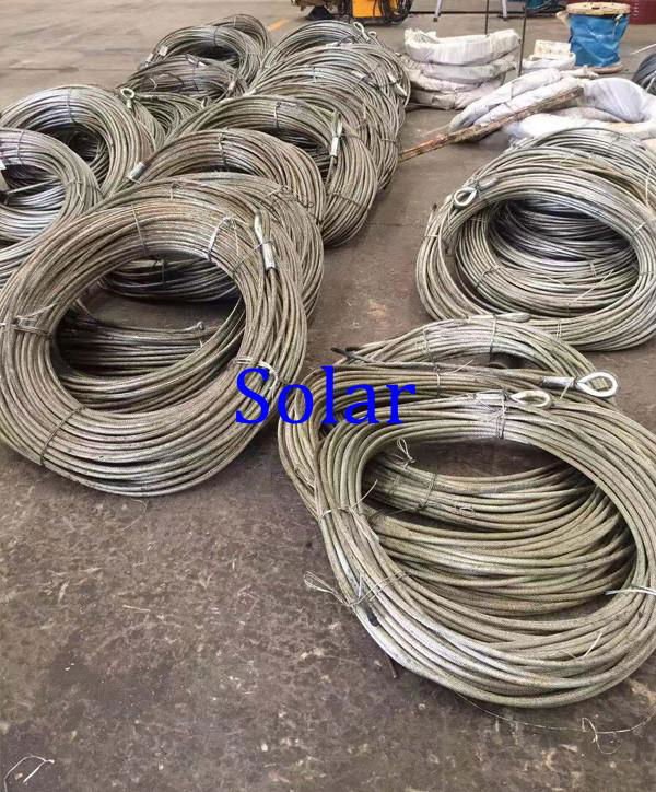 20-100mm Steel Wire Rope Lifting Sling Hard Eye with High Breaking Strength 5