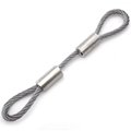 Great Wear Resistance Galvanized Manual Steel Wire Rope Soft Eye Cable Sling 4