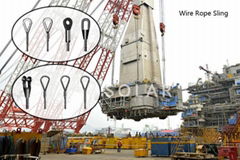 Steel Material Customized Wire Rope Sling IWR IWS FC Core Type