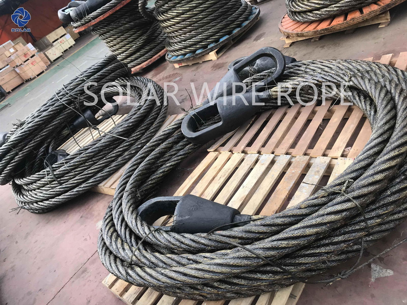 Steel Material Customized Wire Rope Sling IWR IWS FC Core Type 2