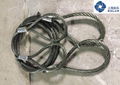 10mm-80mm Man Hand Spliced Soft Eye Galvanized Steel Wire Rope