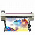 1.6m ECO Solvent Printer Vinyl Inkjet Printer Large Format Printing Machine 4