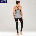 Workout Tank Tops Sexy Plain Spandex Yoga Running Tank Tops Tie Dye 5