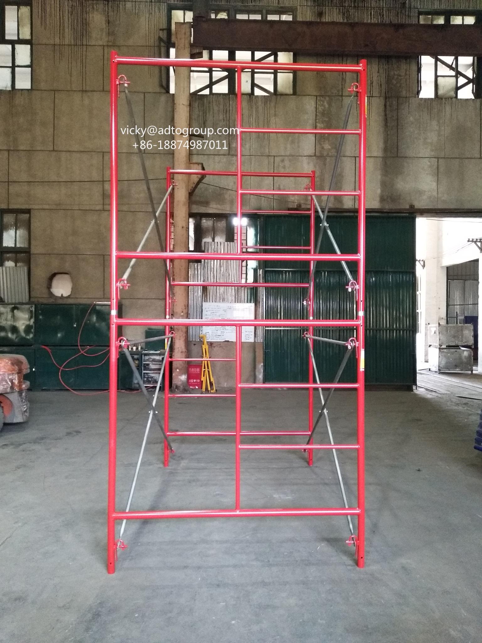  5‘x 6’4" Walk Thru frame Mason frame US Frame scaffolding ANSI SGS 2