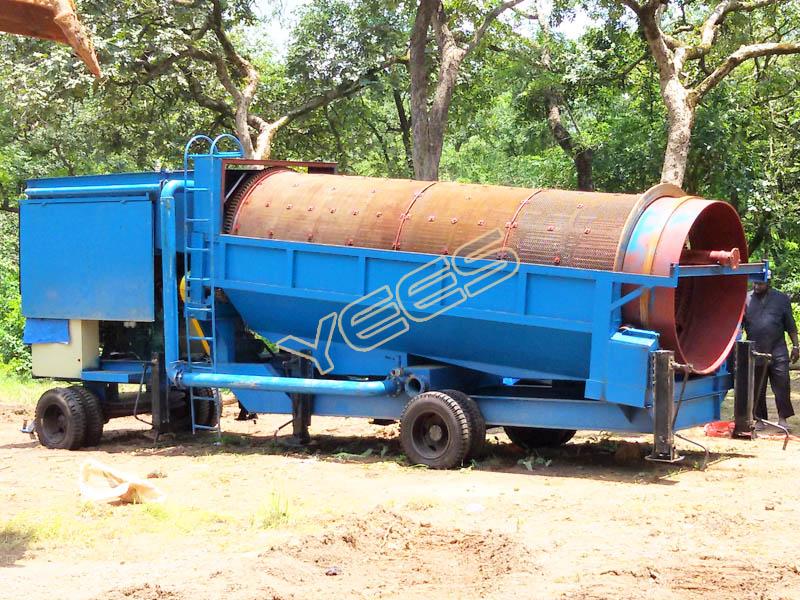 Alluvial Gold Mining Equipment Mobile Gold Wash Plant 5