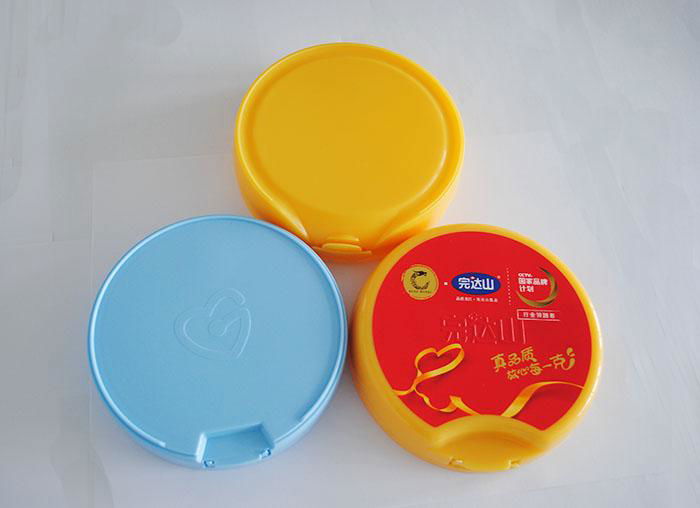 Custom plastic lid yogurt milk China