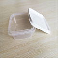 Disposable plastic packaging box