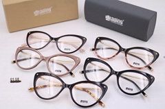 Shenzhen quality Acetate metal optical Cat eye glasses spectacle optical eyewear