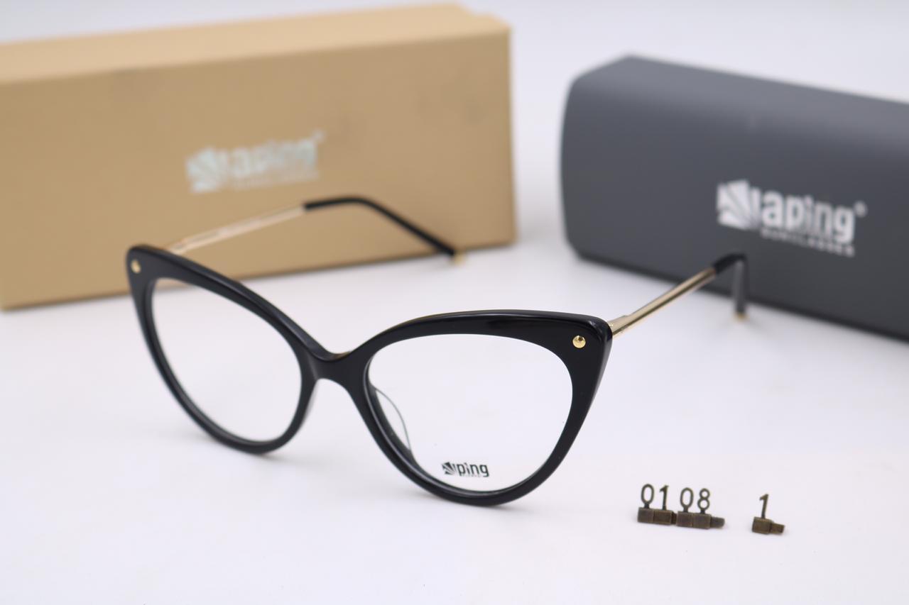 Shenzhen quality Acetate metal optical Cat eye glasses spectacle optical eyewear 3