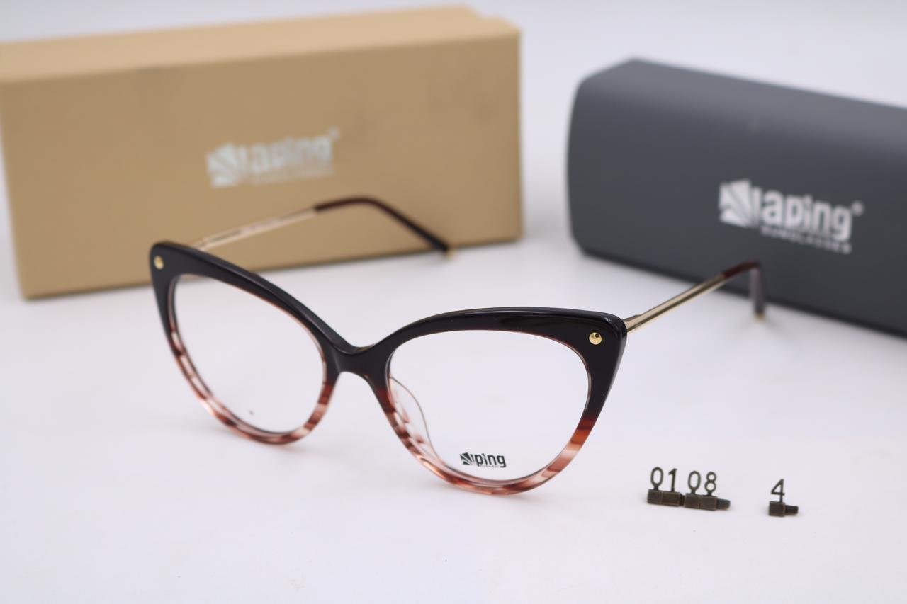 Shenzhen quality Acetate metal optical Cat eye glasses spectacle optical eyewear 4