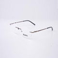 Wholesale stock rimless eyewear eyeglasses optical frames  4