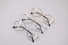 Aping Double color plating round glasses frames optical eyewear frame