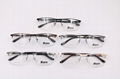 Wholesale factory semi square metal spectacle frames optical eyeglass frame