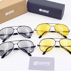 Driving Night Vision polarized photochromic eyewear high quality sunglasses