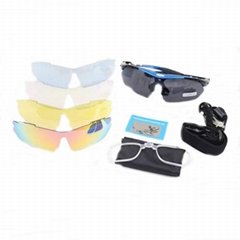 Sports eyewear driving cycling UV400 men fashion wrap polarized sunglasses 