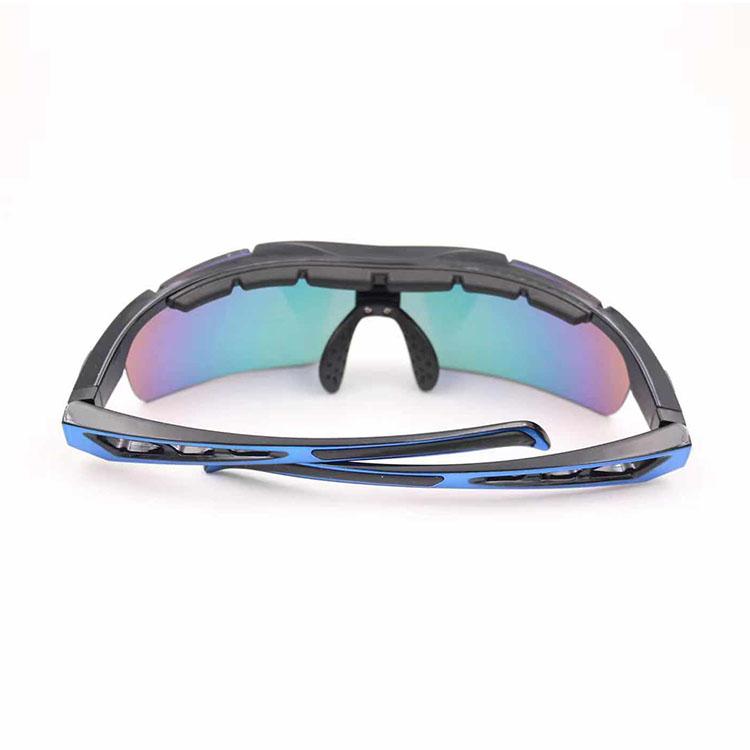 Sports eyewear driving cycling UV400 men fashion wrap polarized sunglasses  3