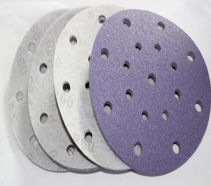 Purple ceramic sanding disc 4