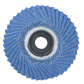 China supply korea flower flexible blue abrasive flap discs 3