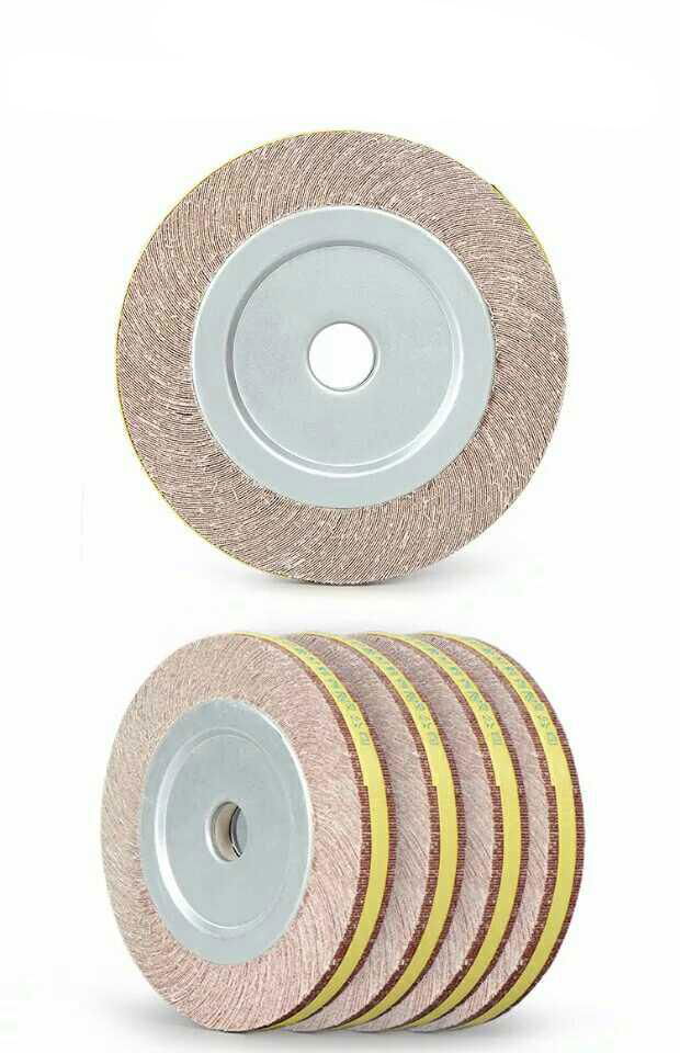 China Supplier 250mm aluminium oxide sand flap wheels 4