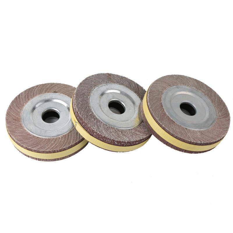 China Supplier 250mm aluminium oxide sand flap wheels 5