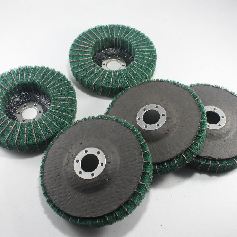 China supplier non-woven surface conditioning fiber Combi flap wheel  2