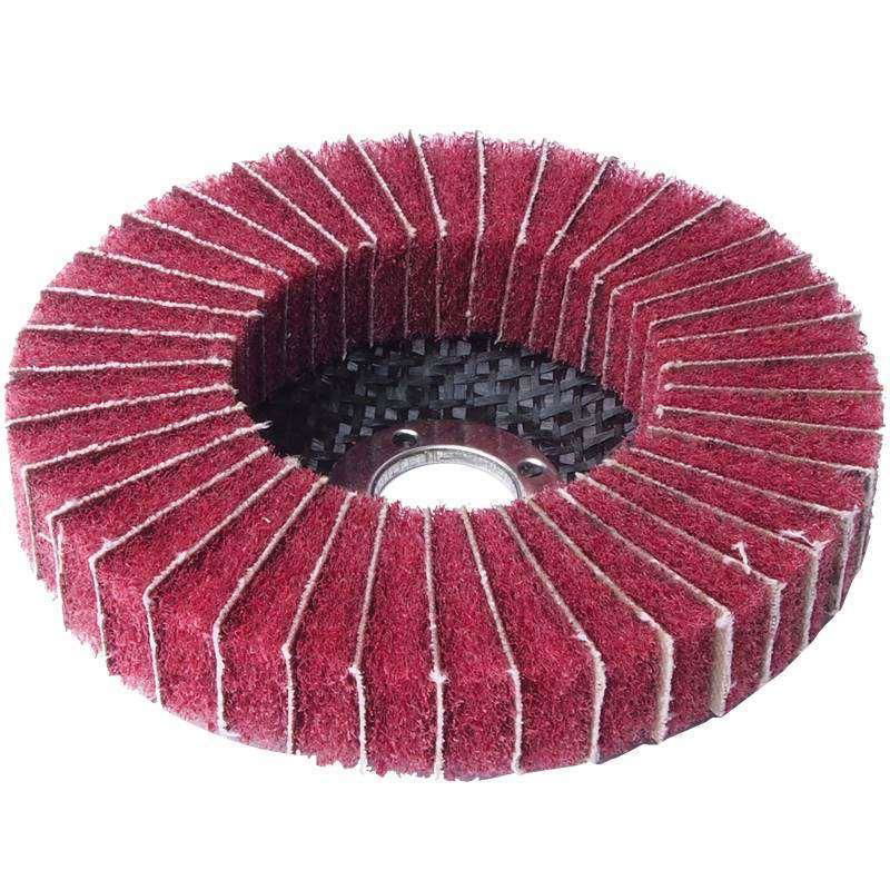 China supplier non-woven surface conditioning fiber Combi flap wheel  5