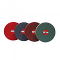 Red non woven nylon unitized wheel 3