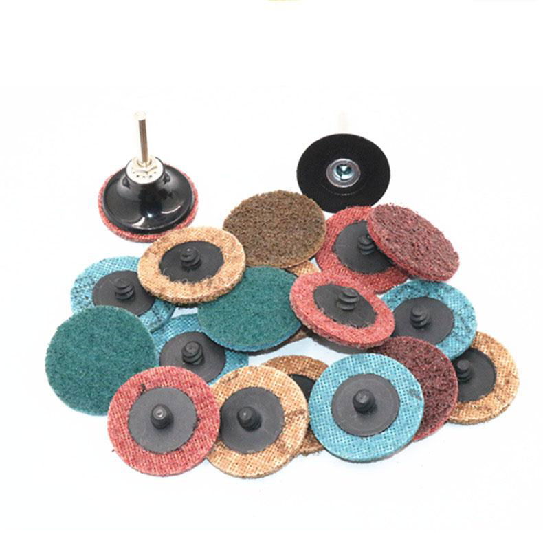 Factory supply 75mmm 3M surface conditioning non-wovquick change sanding disc    2