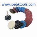 Factory supply 75mmm 3M surface conditioning non-wovquick change sanding disc   