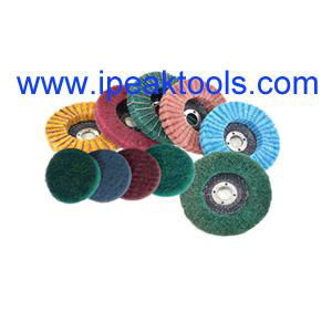 China supplier non-woven surface conditioning fiber Combi flap wheel 