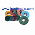 China supplier non-woven surface conditioning fiber Combi flap wheel  1