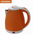 Orange colored double layer 1.8L Electric Kettle  1