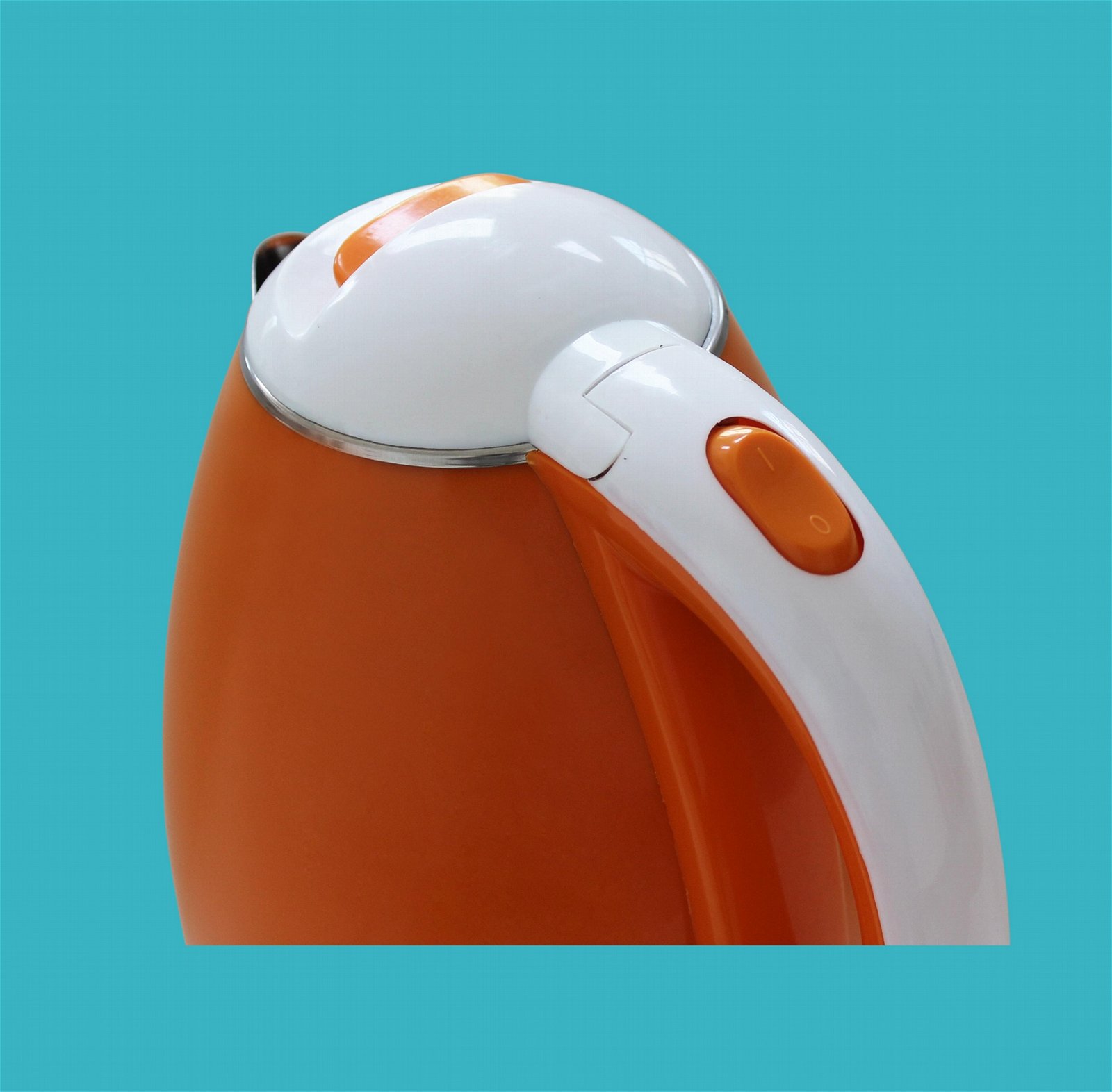 Orange colored double layer 1.8L Electric Kettle  3