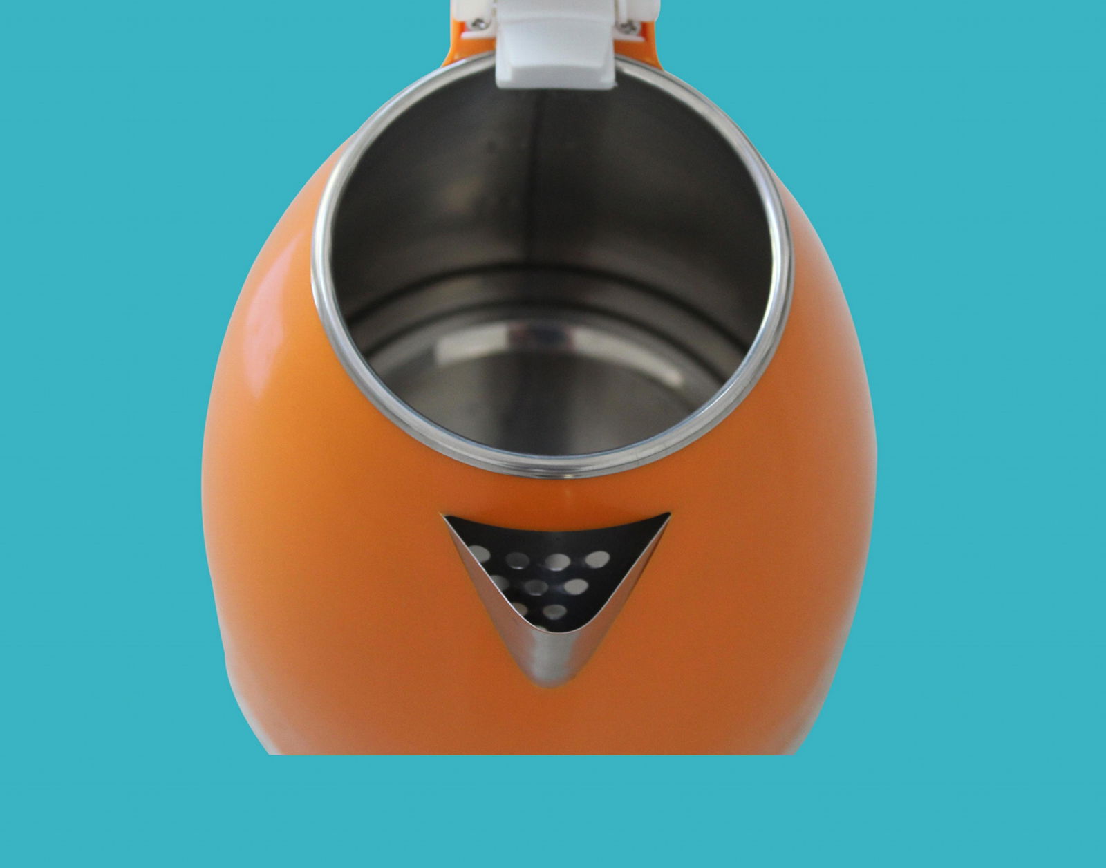 Orange colored double layer 1.8L Electric Kettle  4