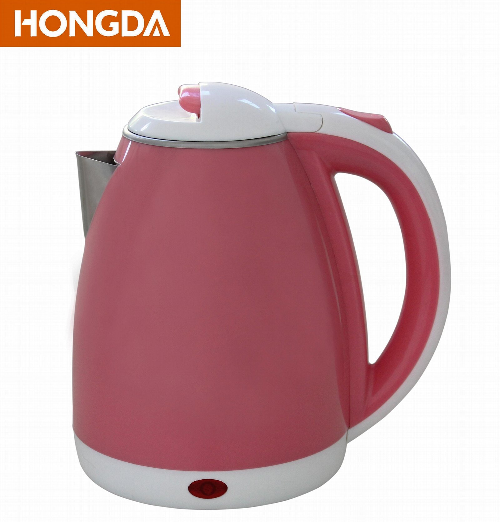 Pink colored double layer 1.8L Electric Kettle