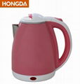 Pink colored double layer 1.8L Electric Kettle 1