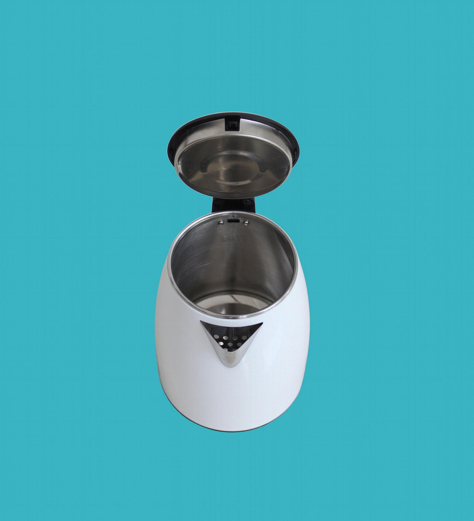 White colored double layer 1.8L Electric Kettle  3