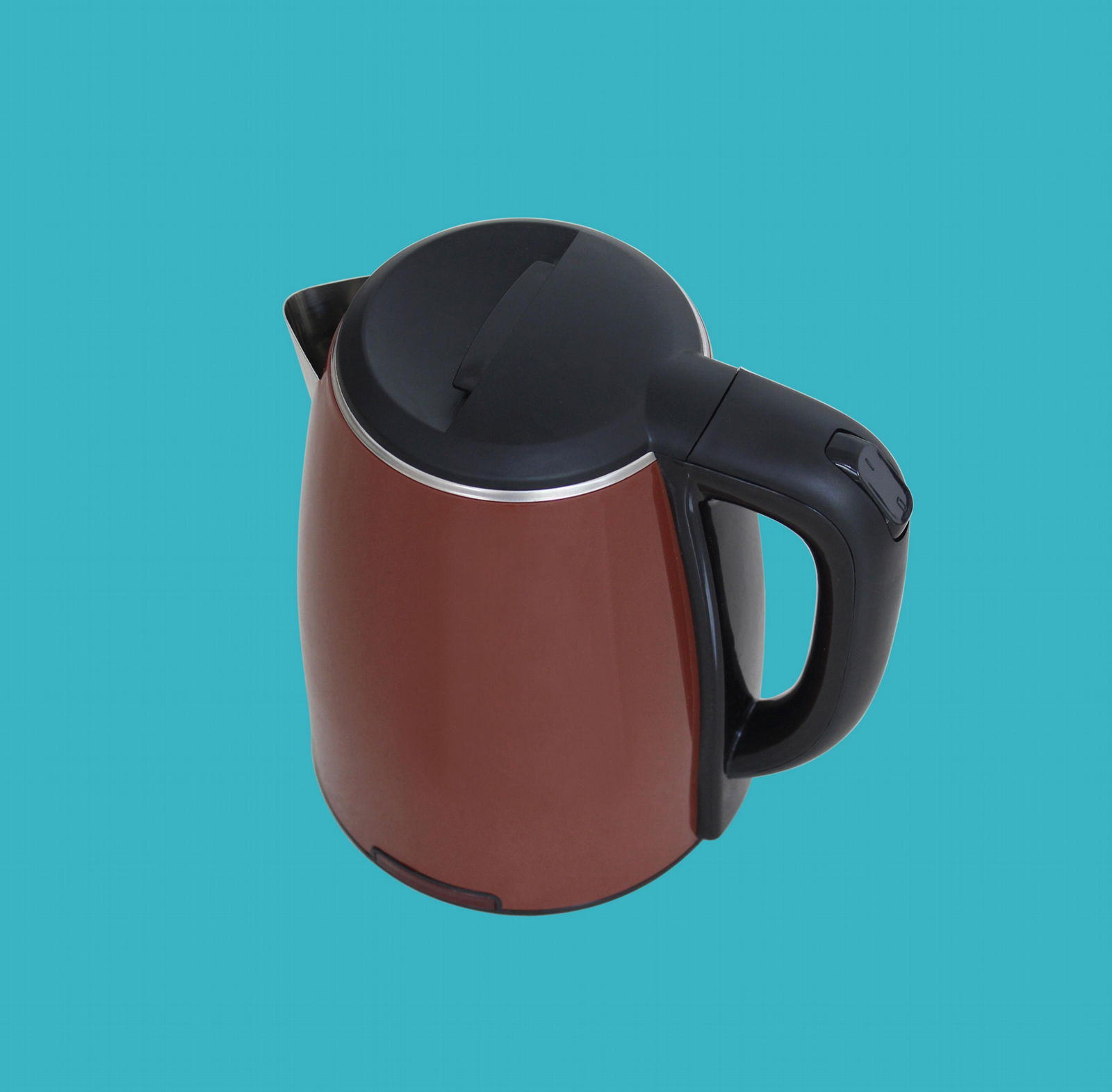 Brown colored double layer 1.8L Electric Kettle  2